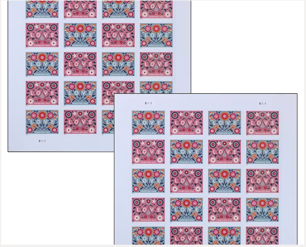 Love Forever Stamps – Booklet of 20 – Authentic Discount Postage