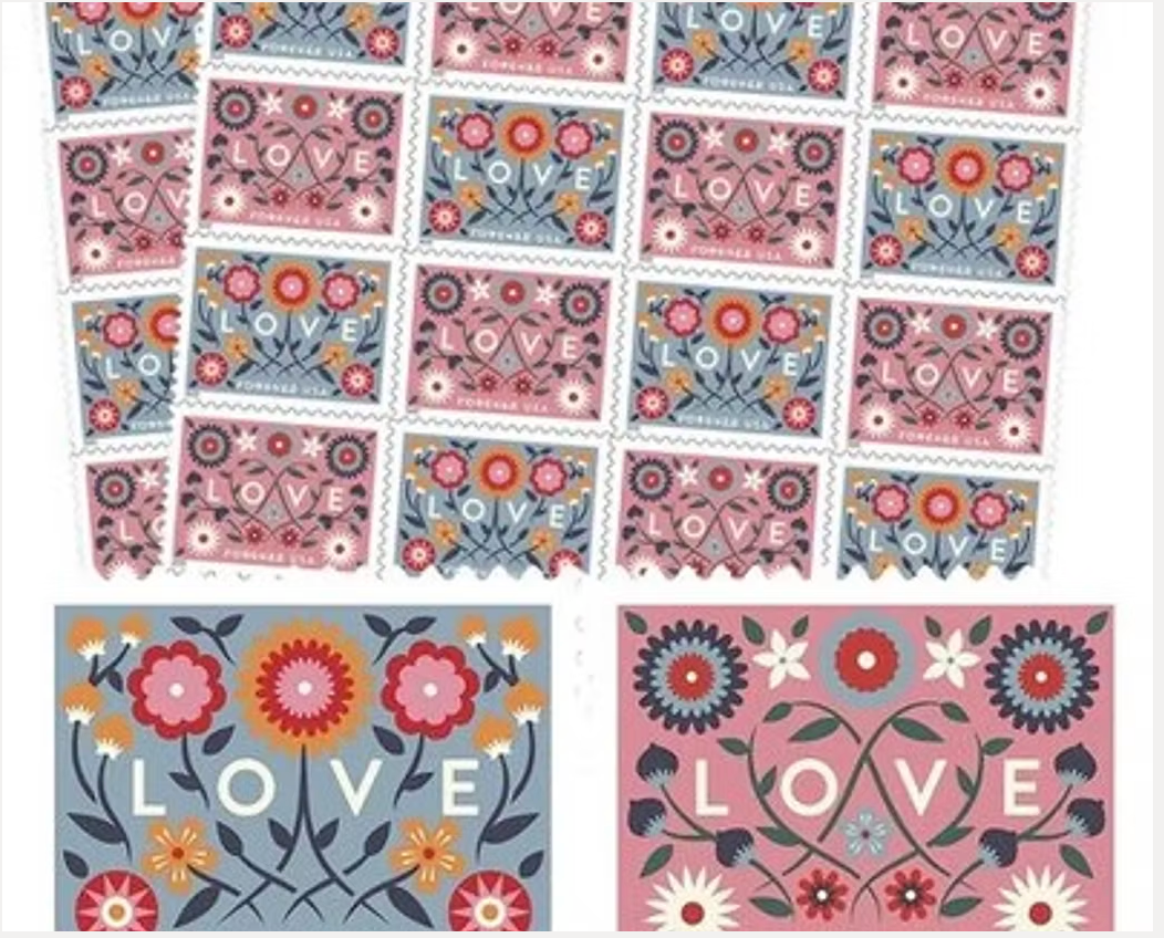 Love Forever Stamps – Booklet of 20 – Authentic Discount Postage